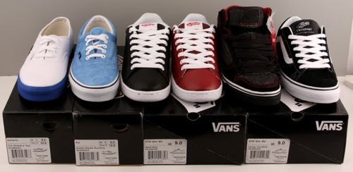 vans fall (From L to R) Authentic, ERA, OTW Slim MU, OTW Slim MU, Owens Hi Vulc MU, La Cripta Dos